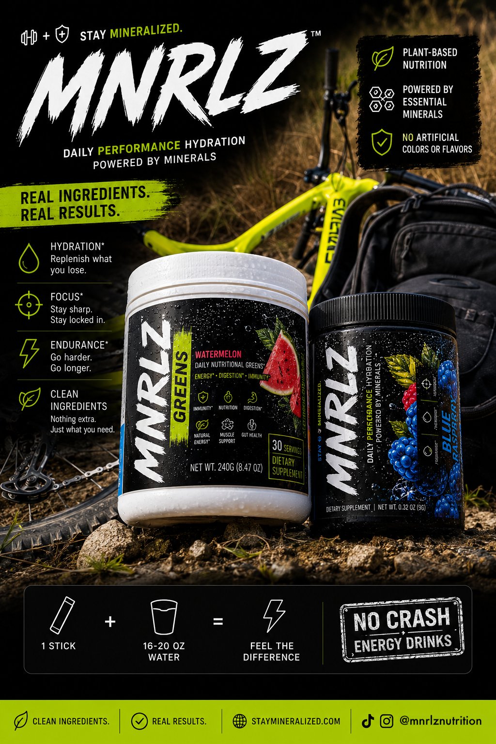 MNRLZ Nutrition — Real Ingredients. Real Results.